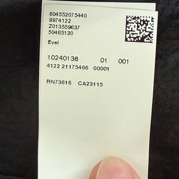 HUGO BOSS | Black Lightweight Nylon Shirt Jacket | Crinkle Texture | Size Small - Picture 9 of 10